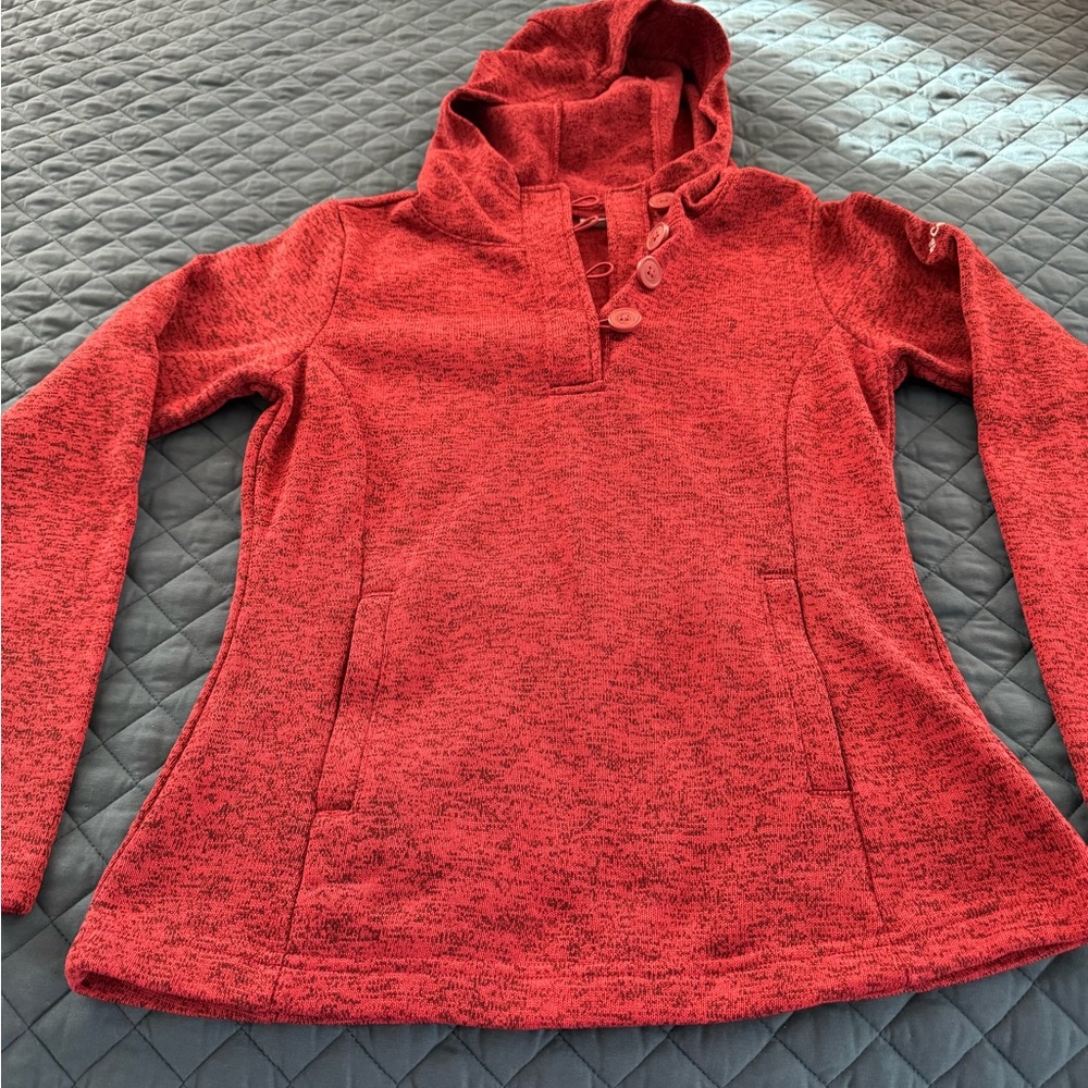 1/4 Button Up Sweatshirt